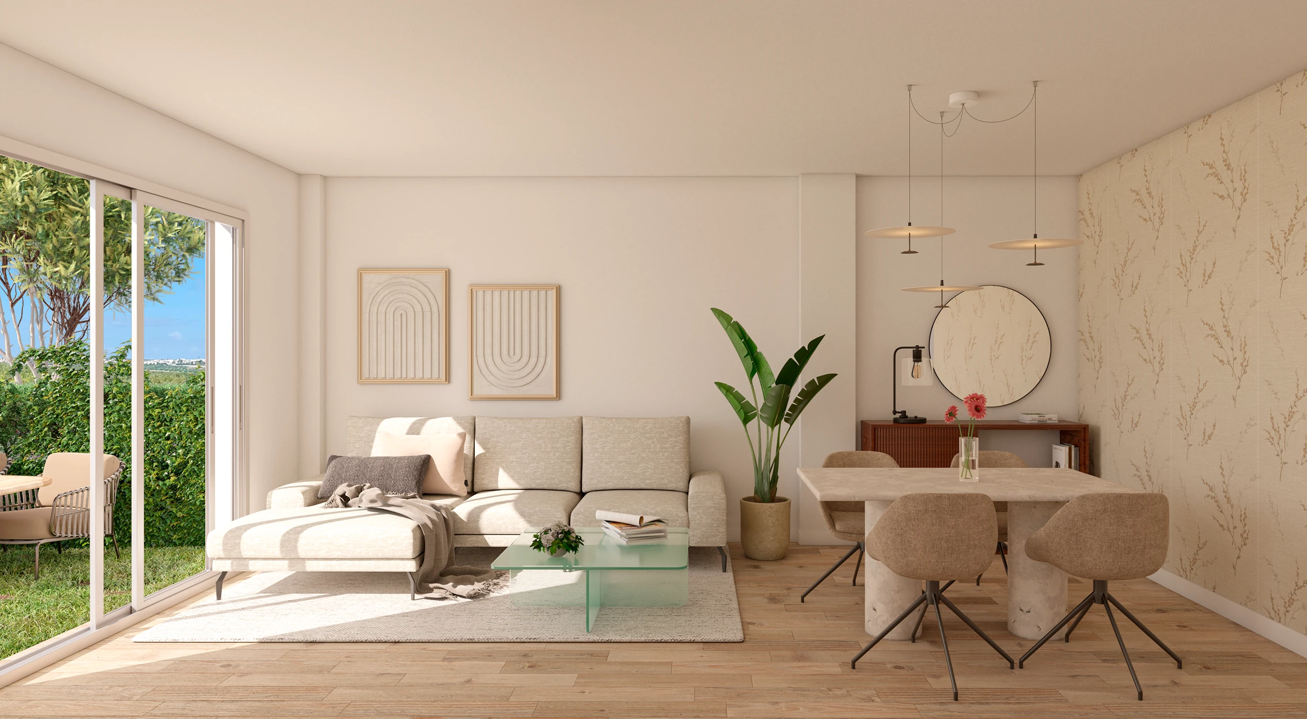 Salón comedor de Residencial El Espartal